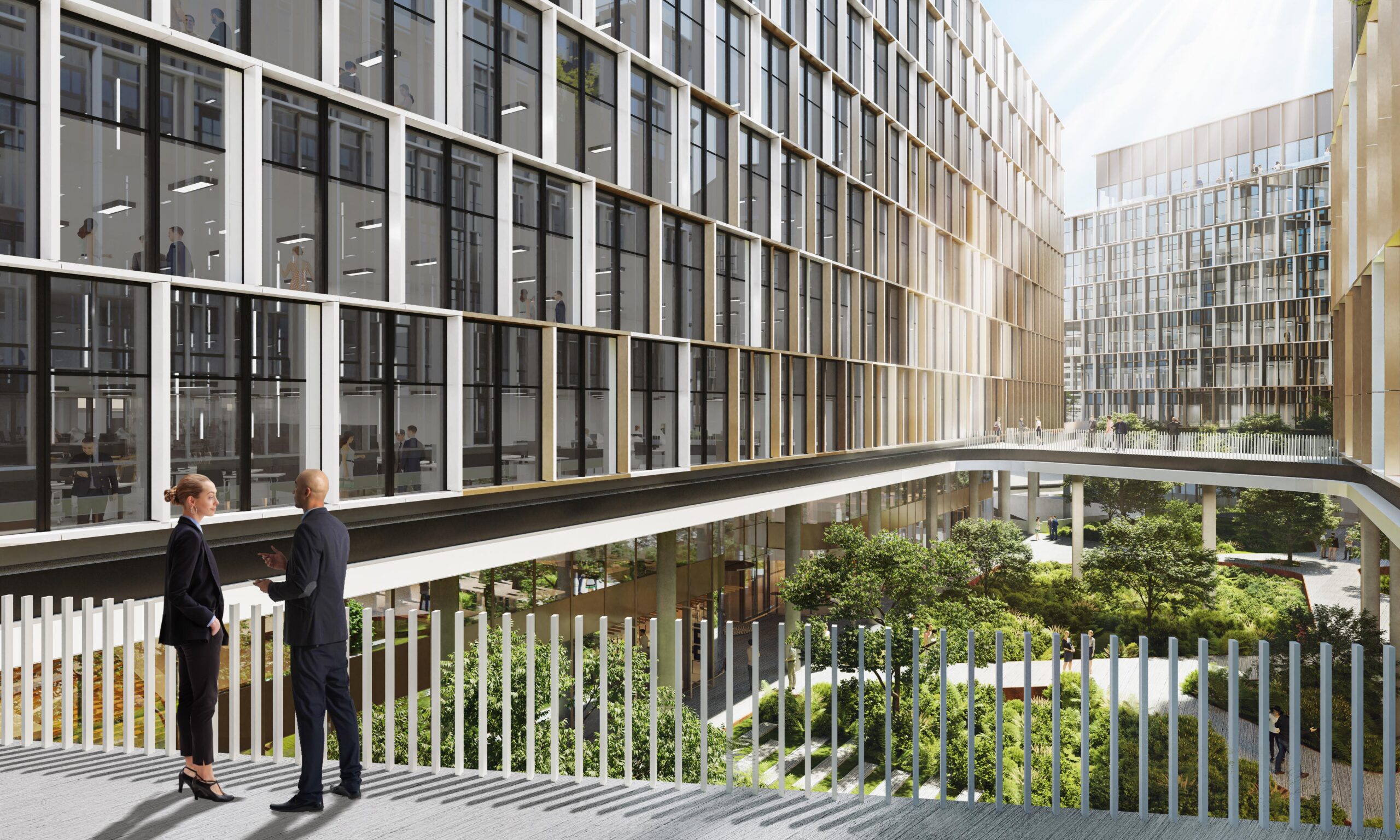 Canopy and garden of H2Offices